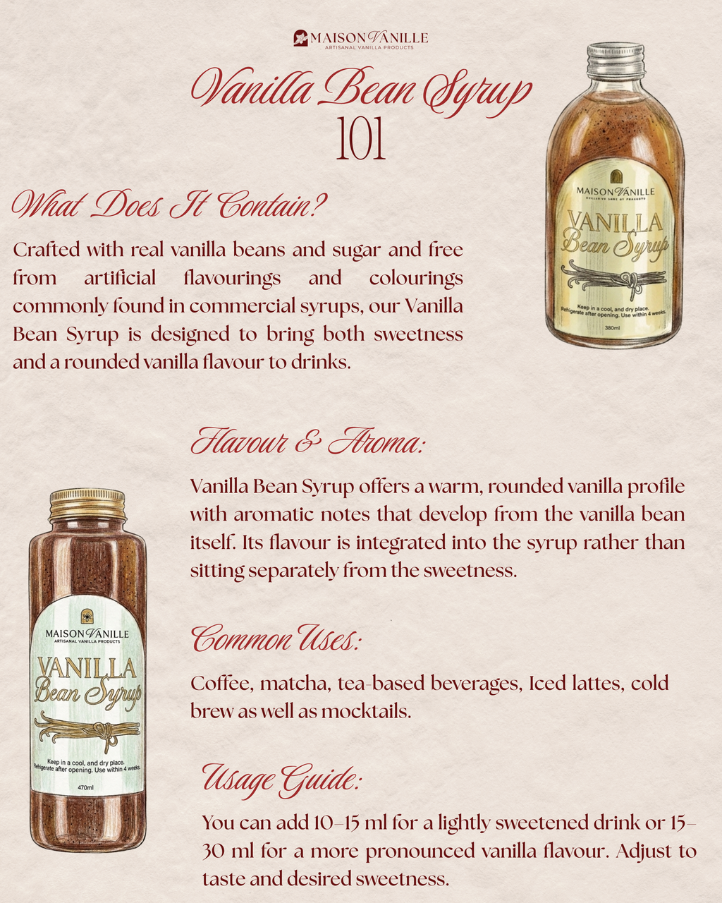 Vanilla Bean Syrup
